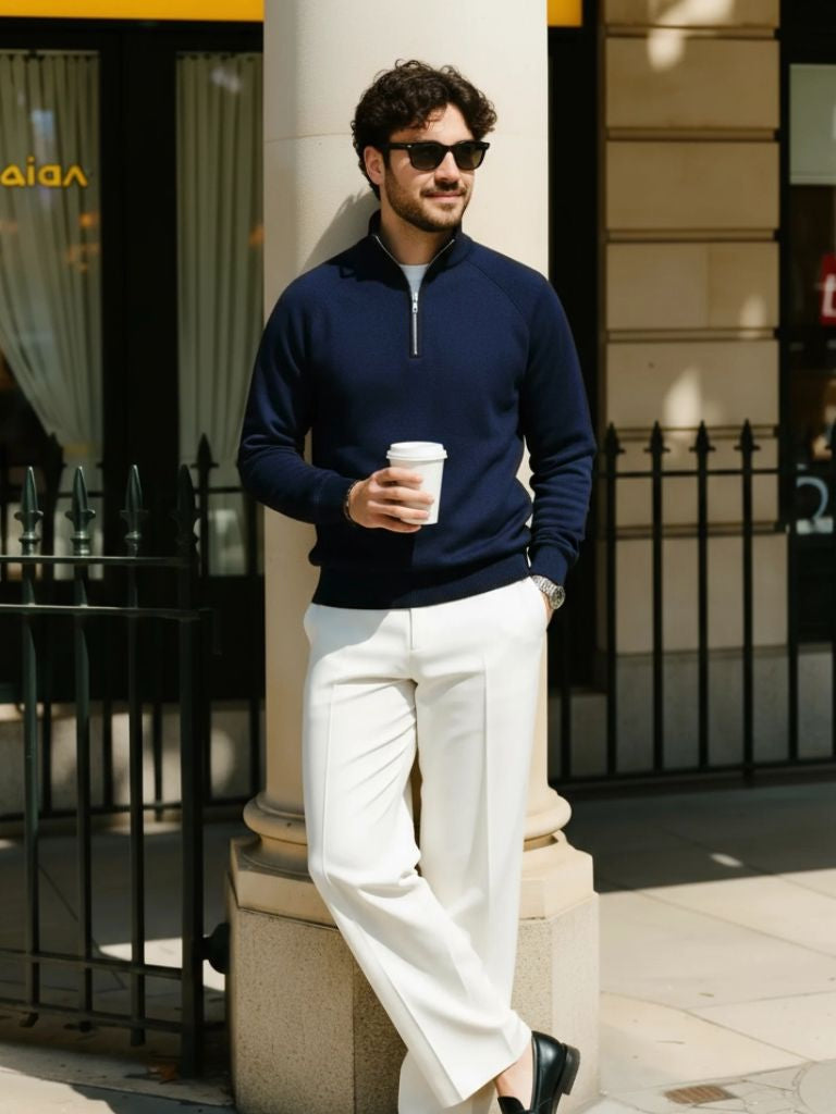 Maglione da uomo in maglia – Maglione Noble Darkwave Casual per tutti i giorni