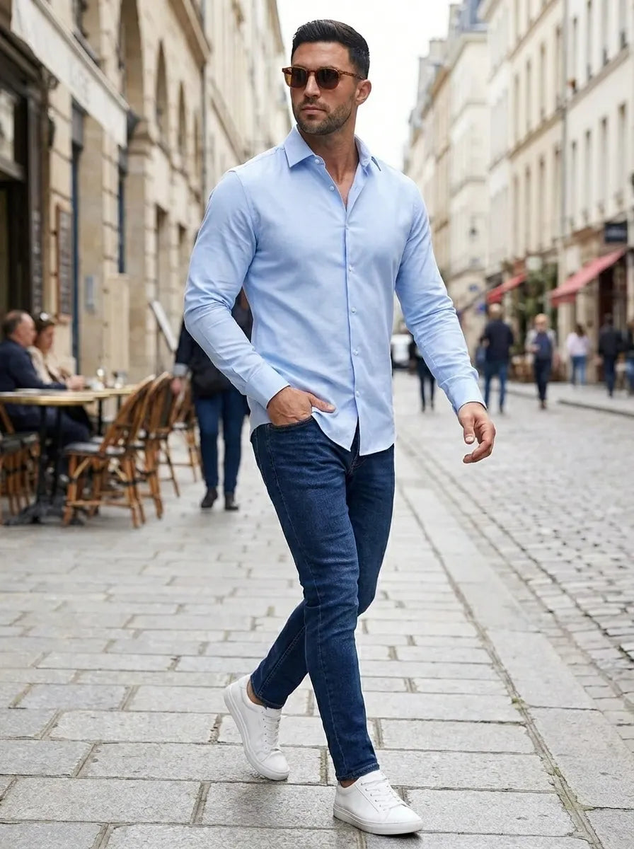 CAMICIA NO STIRO TRUESHARP